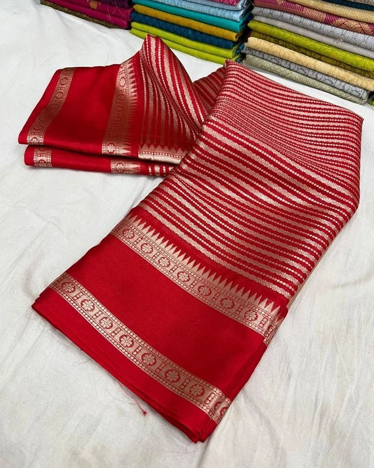 Classical Banarasi Soft Katan Georgette Saree | Soft & Versatile