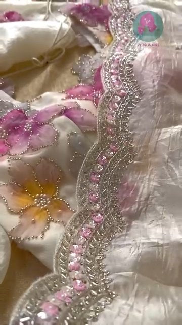 3D Floral Embroidered Designer Blouse – Premium Party & Festive Wear